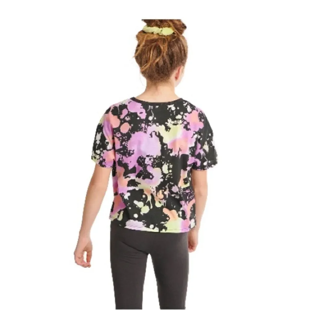 Justice Girls Short Sleeve Tie Dye Tee T-Shirts 2-Pack Size M 10